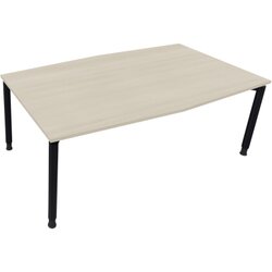 Neutralware 810018572 Konferenztisch Tonn Vierfuß Rund 200x100/110x-82 an/Akaz