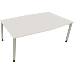 Neutralware 810018601 Konferenztisch Tonn Vierfuß Rund 200x100/110x-82 si/ws