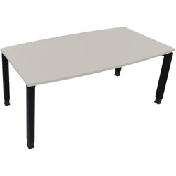 Neutralware 810017981 Konferenztisch Tonn Vierfuß Quad 180x80/90x-82 an/Li.gr