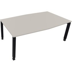 Neutralware 810018281 Konferenztisch Tonn Vierfuß Quad 200x100/110x-82 an/Li.gr