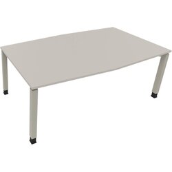 Neutralware 810018381 Konferenztisch Tonn Vierfuß Quad 200x100/110x-82 si/Li.gr