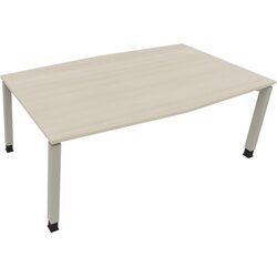 Neutralware 810018372 Konferenztisch Tonn Vierfuß Quad 200x100/110x-82 si/Akaz