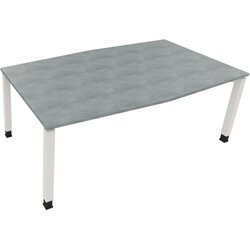 Neutralware 810018483 Konferenztisch Tonn Vierfuß Quad 200x100/110x-82 ws/Beton
