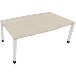 Neutralware 810018472 Konferenztisch Tonn Vierfuß Quad 200x100/110x-82 ws/Akaz