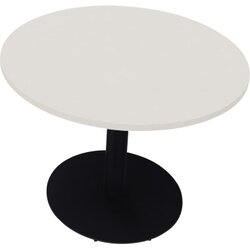 Neutralware 810019101 Konferenztisch Tellerfuß Rund 100x72 an/ws