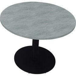 Neutralware 810019183 Konferenztisch Tellerfuß Rund 100x72 an/Beton