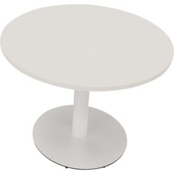 Neutralware 810019301 Konferenztisch Tellerfuß Rund 100x72 ws/ws