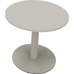 Neutralware 810019581 Konferenztisch Tellerfuß Rund 80x72 si/lgr
