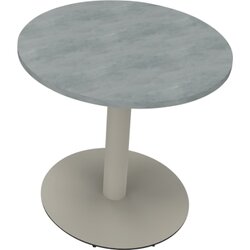 Neutralware 810019583 Konferenztisch Tellerfuß Rund 80x72 si/Beton