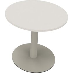 Neutralware 810019501 Konferenztisch Tellerfuß Rund 80x72 si/ws