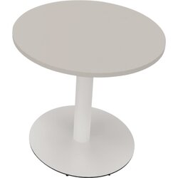 Neutralware 810019681 Konferenztisch Tellerfuß Rund 80x72 ws/lgr
