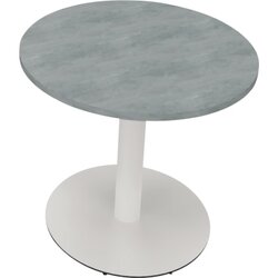 Neutralware 810019683 Konferenztisch Tellerfuß Rund 80x72 ws/Beton