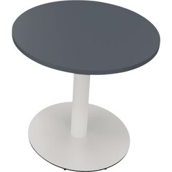 Neutralware 810019682 Konferenztisch Tellerfuß Rund 80x72 ws/gr