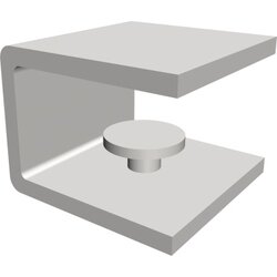 Neutralware 810012200 Adapter Tischtrennwand für Stellwand 400mm 
