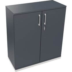 Neutralware 820114082 Flügeltürenschrank  3OH B1000xT442xH1133 ws/gr