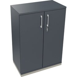 Neutralware 820114282 Flügeltürenschrank  3OH B800xT442xH1133 si/gr