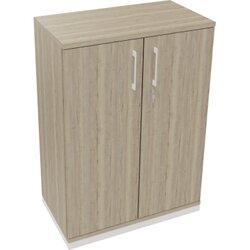 Neutralware 820114371 Flügeltürenschrank  3OH B800xT442xH1133 ws/Eiche