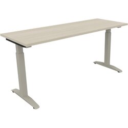 Neutralware 810024872 Schreibtisch 1600x600x650-850 Kufe Quadrat si/Akazie hell
