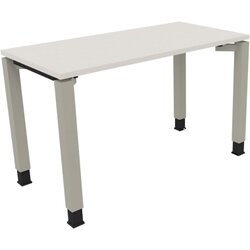Neutralware 810029001 Schreibtisch 1200x600x680-820 4Fuß Quadrat si/Weiß