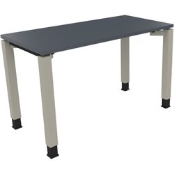 Neutralware 810029082 Schreibtisch 1200x600x680-820 4Fuß Quadrat si/Lavagrau
