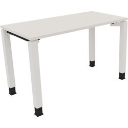 Neutralware 810029101 Schreibtisch 1200x600x680-820 4Fuß Quadrat ws/Weiß