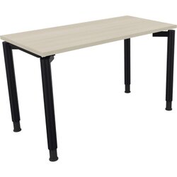 Neutralware 810036172 Schreibtisch 1200x600x680-820 4Fuß Rund an/Akazie hell