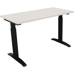 Neutralware 810021701 Schreibtisch 1200x600x650-850 Kufe Quadrat an/Weiß