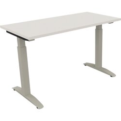 Neutralware 810021801 Schreibtisch 1200x600x650-850 Kufe Quadrat si/Weiß