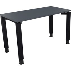 Neutralware 810028982 Schreibtisch 1200x600x680-820 4Fuß Quadrat an/Lavagrau