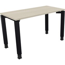 Neutralware 810028972 Schreibtisch 1200x600x680-820 4Fuß Quadrat an/Akazie hell