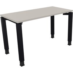 Neutralware 810028981 Schreibtisch 1200x600x680-820 4Fuß Quadrat an/Lichtgrau