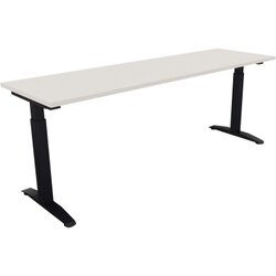 Neutralware 810027401 Schreibtisch 2000x600x650-850 Kufe Quadrat an/Weiß