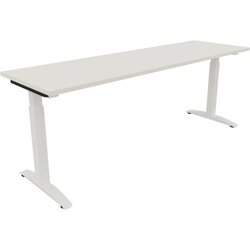 Neutralware 810027601 Schreibtisch 2000x600x650-850 Kufe Quadrat ws/Weiß