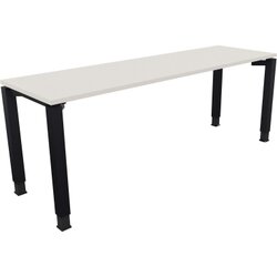 Neutralware 810034601 Schreibtisch 2000x600x680-820 4Fuß Quadrat an/Weiß