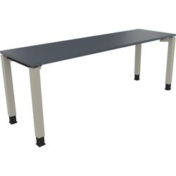 Neutralware 810034782 Schreibtisch 2000x600x680-820 4Fuß Quadrat si/Lavagrau