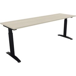 Neutralware 810027472 Schreibtisch 2000x600x650-850 Kufe Quadrat an/Akazie hell