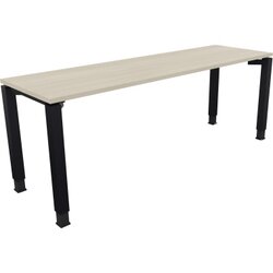 Neutralware 810034672 Schreibtisch 2000x600x680-820 4Fuß Quadrat an/Akazie hell