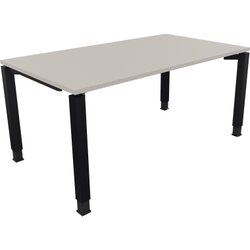Neutralware 810032581 Schreibtisch 1600x900x680-820 4Fuß Quadrat an/Lichtgrau