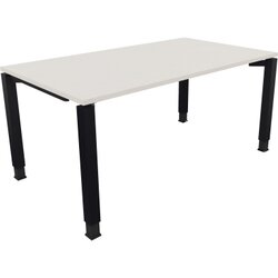 Neutralware 810032501 Schreibtisch 1600x900x680-820 4Fuß Quadrat an/Weiß