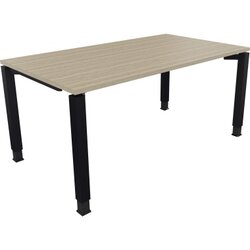 Neutralware 810032571 Schreibtisch 1600x900x680-820 4Fuß Quadrat an/Eiche Natur