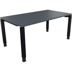 Neutralware 810032582 Schreibtisch 1600x900x680-820 4Fuß Quadrat an/Lavagrau