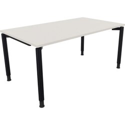 Neutralware 810040001 Schreibtisch 1600x900x680-820 4Fuß Rund an/Weiß
