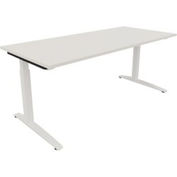 Neutralware 810026701 Schreibtisch 1800x800x650-850 Kufe Quadrat ws/Weiß