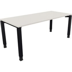 Neutralware 810033701 Schreibtisch 1800x800x680-820 4Fuß Quadrat an/Weiß