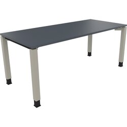 Neutralware 810033882 Schreibtisch 1800x800x680-820 4Fuß Quadrat si/Lavagrau