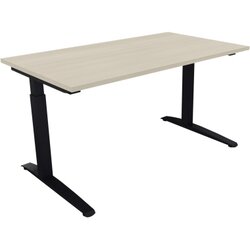 Neutralware 810023872 Schreibtisch 1400x800x650-850 Kufe Quadrat an/Akazie hell