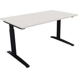 Neutralware 810023801 Schreibtisch 1400x800x650-850 Kufe Quadrat an/Weiß