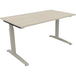 Neutralware 810023972 Schreibtisch 1400x800x650-850 Kufe Quadrat si/Akazie hell