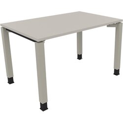Neutralware 810029681 Schreibtisch 1200x800x680-820 4Fuß Quadrat si/Lichtgrau