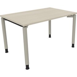 Neutralware 810036872 Schreibtisch 1200x800x680-820 4Fuß Rund si/Akazie hell